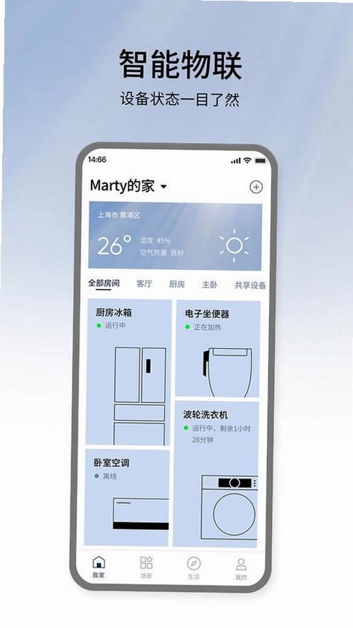 松下智能家电运行截图