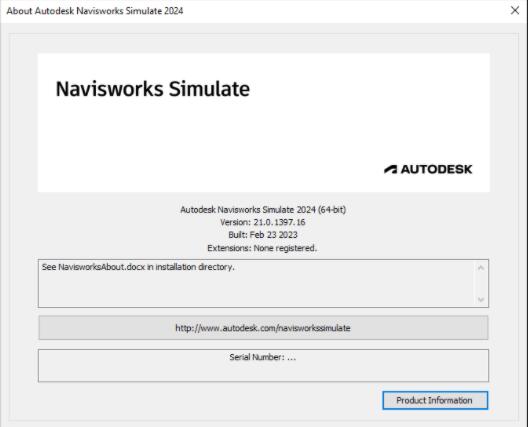 Navisworks Simulate 2024中文激活版安装界面与功能详解