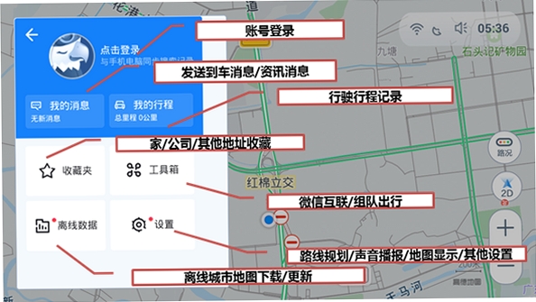 旅讯速游 离线地图 功能界面