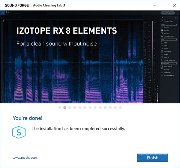 MAGIX Audio Cleaning Lab 3中文激活版运行截图