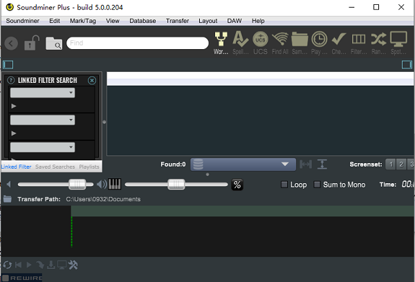 Soundminer plus 5.0中文最新版运行截图