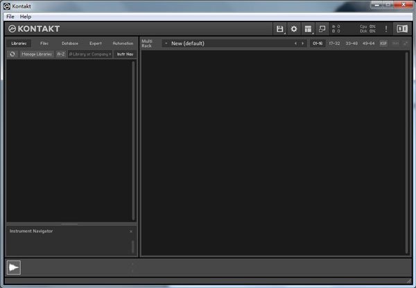 Native Instruments Kontakt 6.8.0汉化正式版运行截图