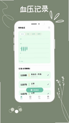 血糖血压追踪 使用教程 手机截图