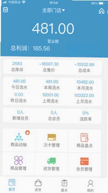 商佳云SaaS运行截图