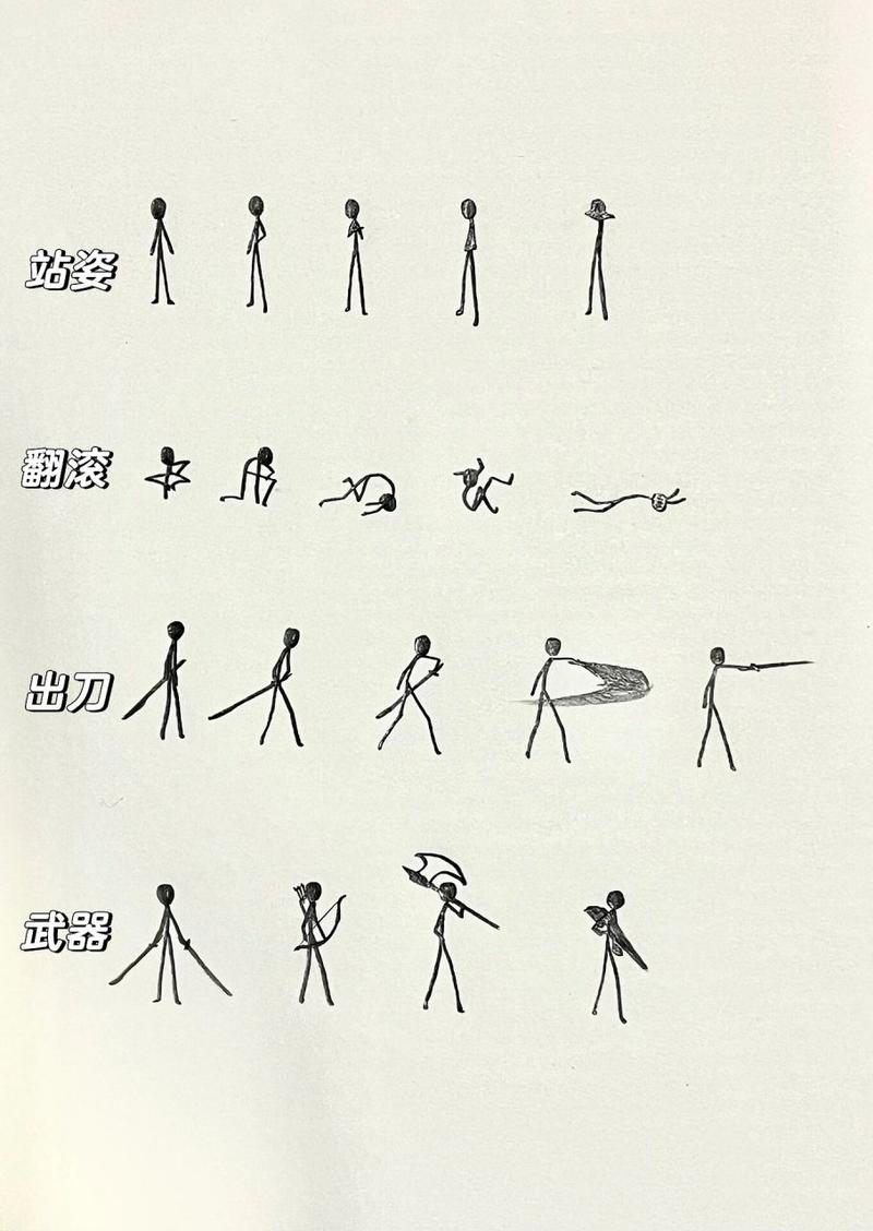 ����˶�������Stickfigures �������ƻ滭����