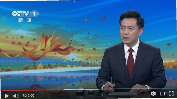 ����Ӱ���������ڲ�����������ֱ�����棬�������Ͻ���ʾCCTV-1̨�꣬��Ƶ����������ɫ�����ޣ��������������������