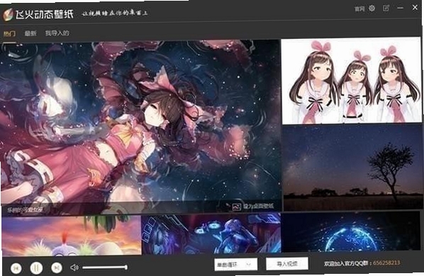 飞火动态壁纸使用教程