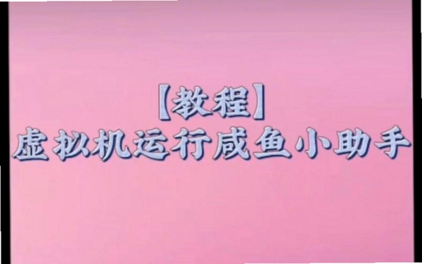 咸鱼小助手运行截图