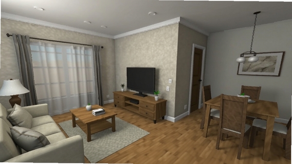 �����ҵļ�����3D��ȾЧ��ͼ������ģ�����ӽ�վ�ڿ�����������紦���ܿ���ɳ�����輸�����ӹ�Ͳ����ε�����ģ�ͣ�ǽ��͵ذ��м򵥲�����������ӰЧ����Ȼ