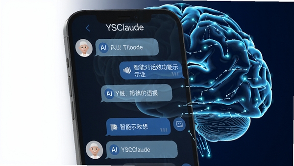 YSClaude���ܶԻ�����ʾ��ͼ��չʾ�ֻ���Ļ���û���AI�������Ի����ݣ�����Ϊ����Ĵ�����������ͼ�Σ�ɫ������ɫΪ������������ܡ���Ч�ĿƼ��С�