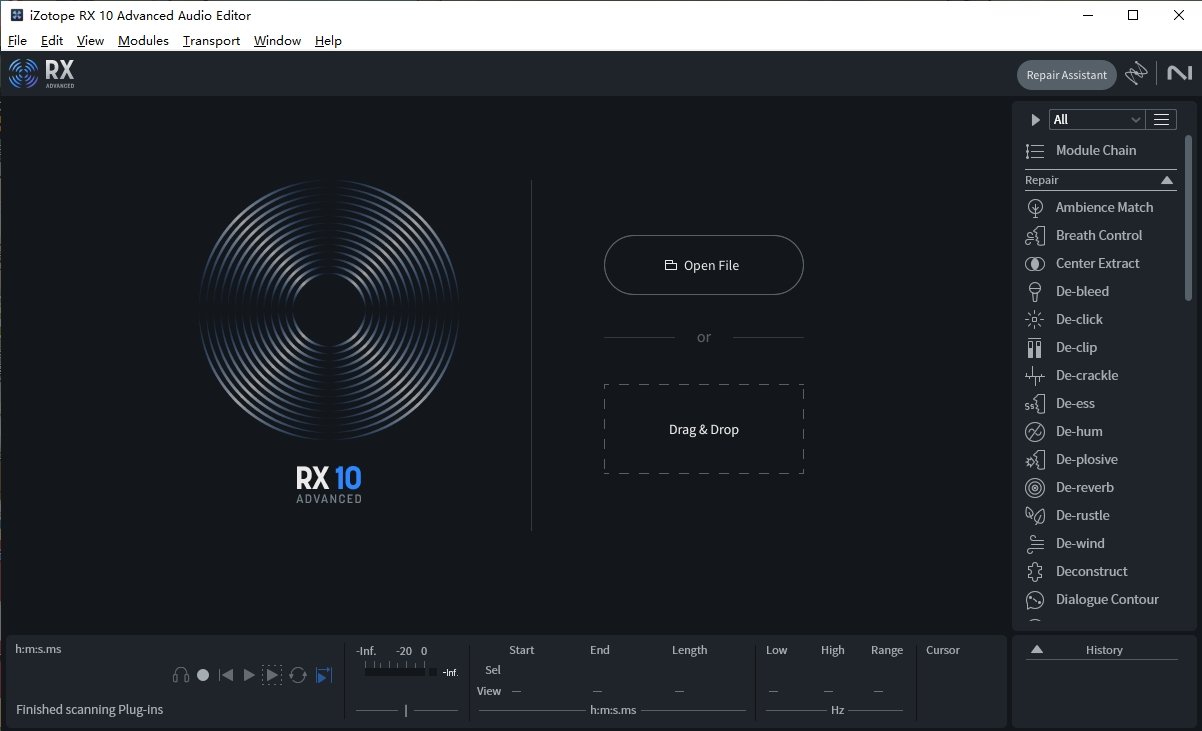 iZotope RX 10汉化版运行截图