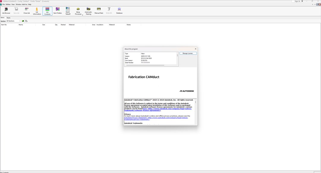Autodesk Fabrication CAMduct 2025中文激活版运行截图