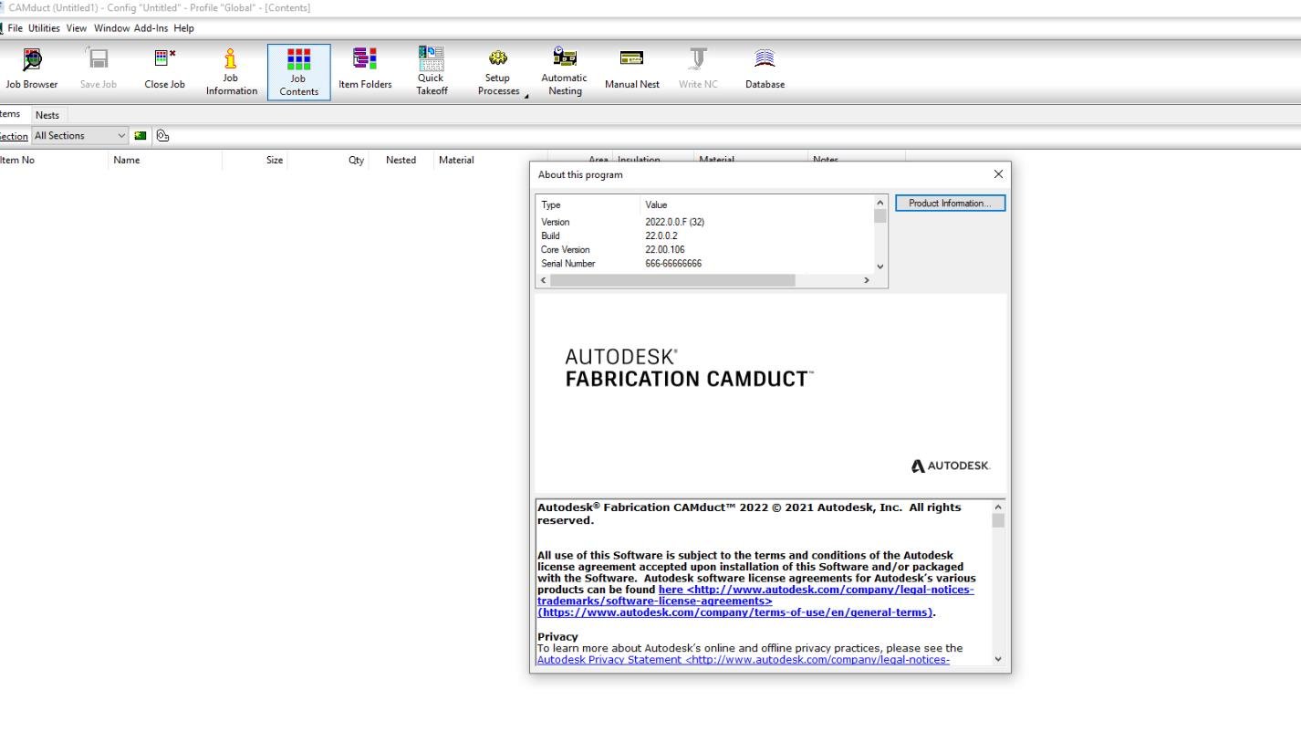 Autodesk Fabrication CAMduct 2025中文激活版运行截图