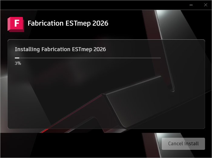 Autodesk Fabrication ESTmep 2026中文完整版运行截图