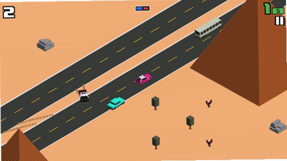 像素公路狂飙运行截图