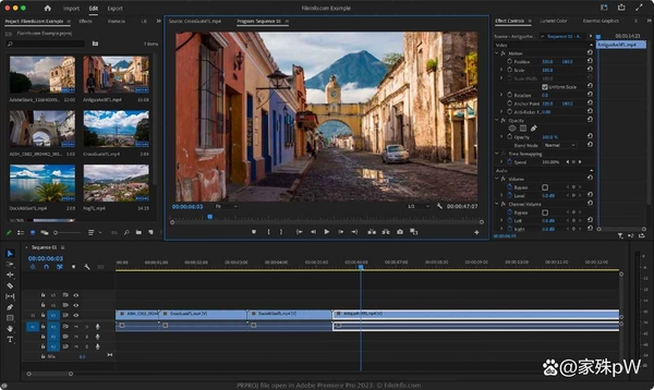 AdobePremierePro运行截图