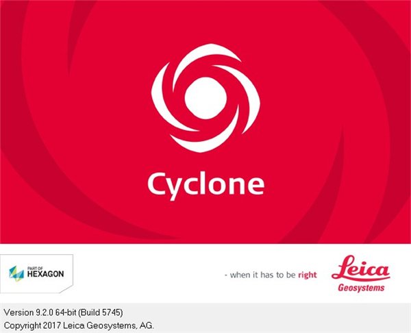 Leica Cyclone 9中文激活版运行截图