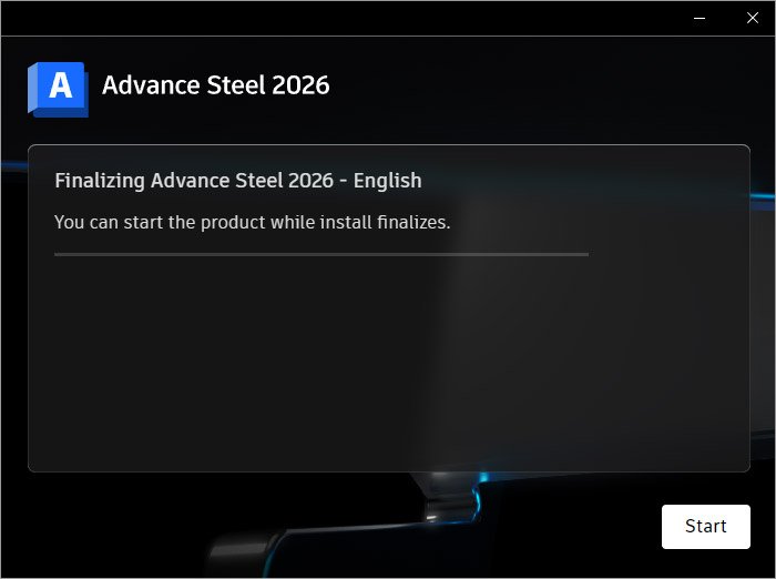 Autodesk Advance Steel 2026官方中文版运行截图