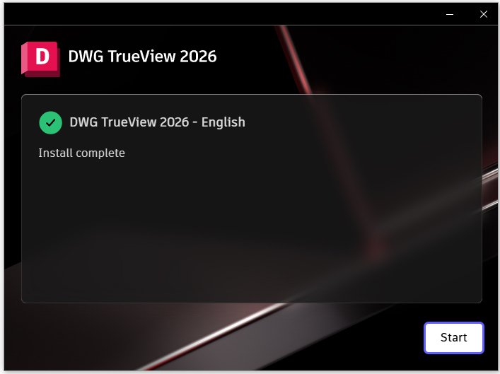 autodesk dwg trueview 2026正式版运行截图