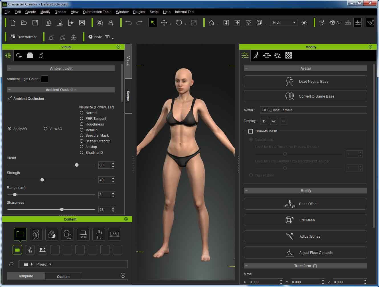 Character Creator 5中文解锁版运行截图