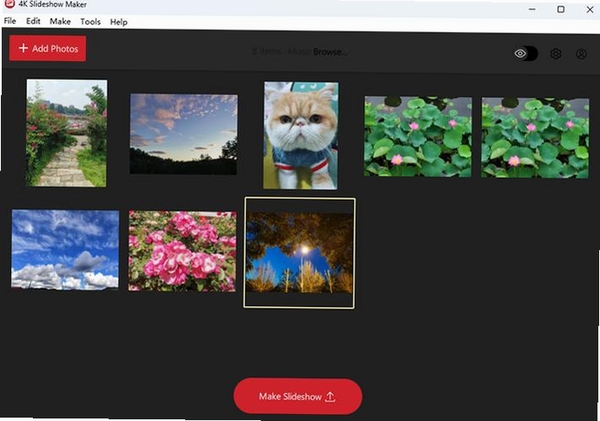 Flash Slideshow Maker运行截图