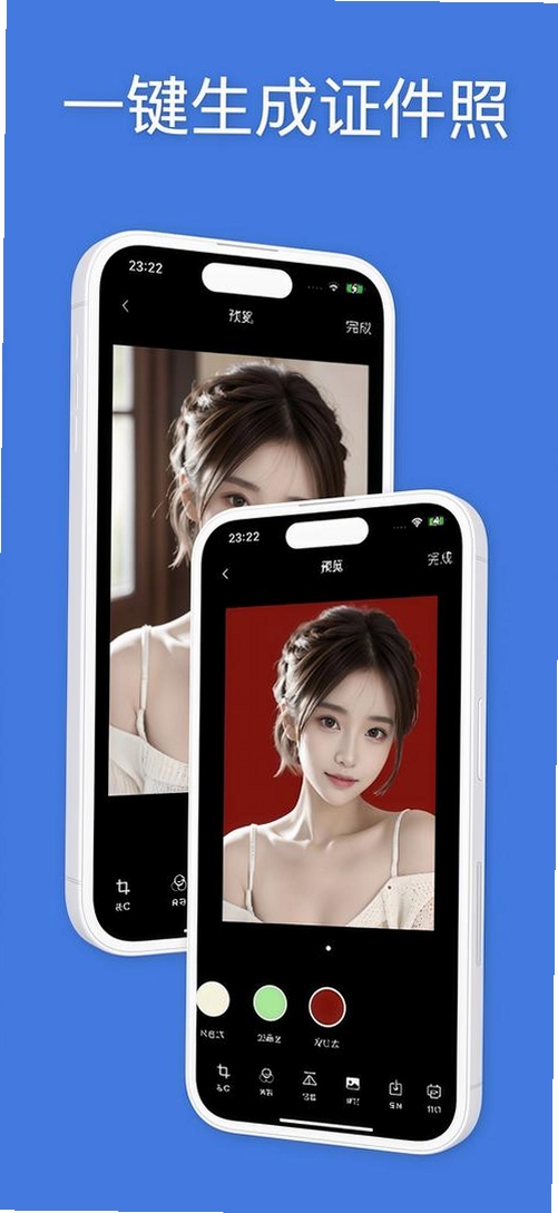 智能证件照相机运行截图