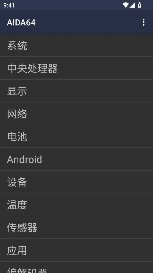 AIDA64运行截图
