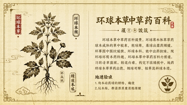 ����չʾ���򱾲��в�ҩ�ٿ�ҳ�棬���Ϊֲ���ֻ�ͼ���Ҳ�Ϊ���ֽ��ܣ�����Ϊ����ɫֽ������������ŷ���ţ�������ҽҩ�Ļ����̡�