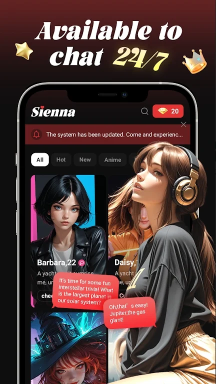 Sienna ai聊天软件运行截图