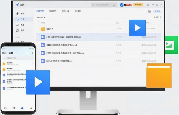 迅雷壁纸运行截图