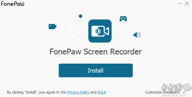 FonePaw Screen Recorder 8.8.0������Ѱ� ��Ϸ¼�� ��֡�� ��������