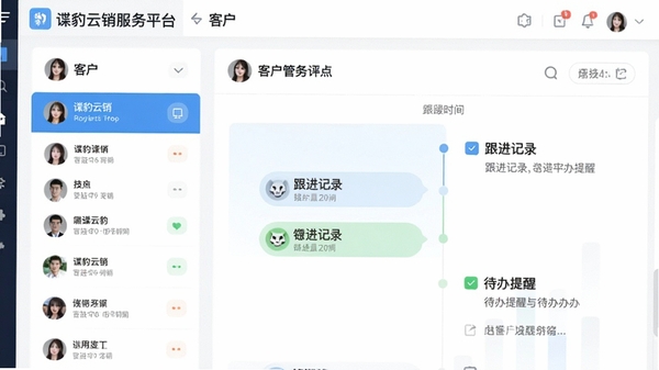 ������������ƽ̨�ͻ���������չʾ�����ͻ��б����Ҳ�ͻ�����ʱ���ߣ�����������¼��������ѣ�������ÿ�Ƭʽ���֣�ɫ����������