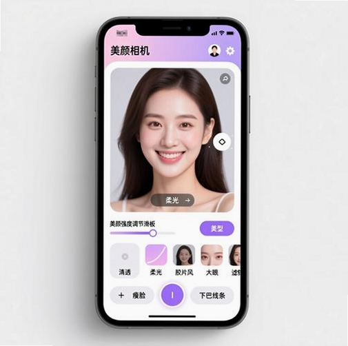 美颜人像相机运行截图