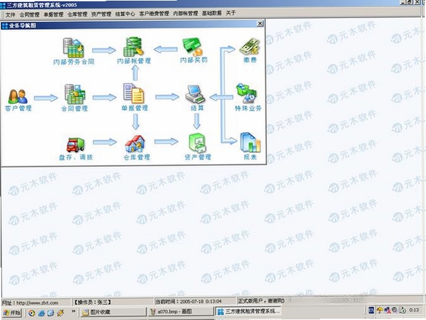 三方建筑租赁管理系统运行截图