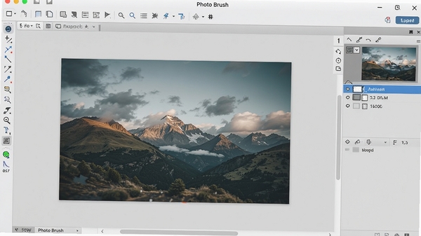 Photo Brush��������ȫ����չʾ�������˵Ĺ�������ͼ���������Լ����ڱ༭�ĸ���ͼƬ���������ִ���רҵ������Ϊǳ��ɫ��������ͻ���������幦�ܣ�����ɾ�����