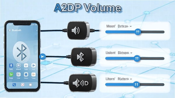 A2DP Volume ��������ʾ��ͼ����ʾ��̨�����豸�ֱ������ֻ���ÿ̨�豸���ж������������ڻ��飬����Ϊǳ��ɫ�Ƽ�����A2DP Volume �������ڶ�������������չʾ�������ڸ���