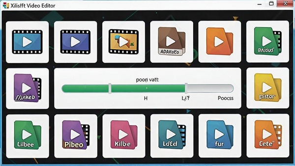 Xilisoft Video Editor��ʽת�����ܽ����ͼ����ʾ������Ƶ��ʽͼ�����У��м���ת����������ɫ��������ͻ�������Զ��ָ�ʽ��֧��