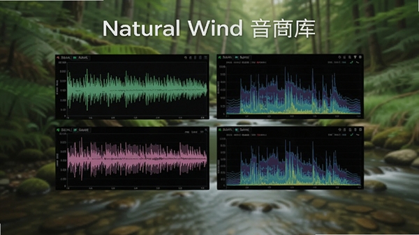 Natural Wind��Ч��չʾͼ������������ʾ������Ȼ��Ч�Ĳ���ͼ��Ƶ�׷������棬����Ϊģ����ɭ����Ϫ��ʵ����Ƭ������ɫ��������Ȼ��ͻ���߱�����Ƶ��������