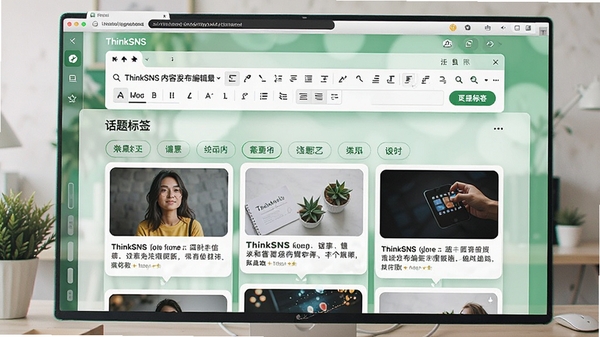 ThinkSNS���ݷ����༭���뻰���ǩ�ۺ�ҳ��Ч��ͼ��չʾ���ı��༭���������·�Ϊ����ǩ�������Ϣ�ٲ���������ͨ͸���̰���ɫ���������ҳչʾ��ϸ�ڷḻ��