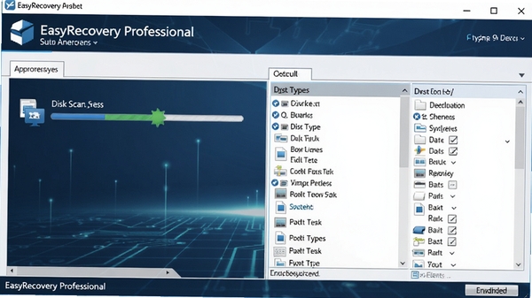EasyRecovery Professional ���ݻָ������������ͼ��չʾ����ɨ����������ļ�����ɸѡ�б�������Ϊ����ɫ�Ƽ��з�񣬻�������������ͻ������רҵ����������