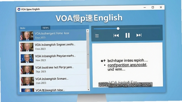 VOA����Ӣ��������Ԥ��ͼ��չʾ�����ڵ��������ϵ�����Ч�������Ϊ�����б����Ҳ�Ϊ���ſ���������Ļ��ʾ����������������������Ϊǳ��ɫ���䣬ͻ����������VOA����Ӣ�