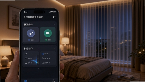 �������ܳ����Զ������ý��棬����չʾ�ֻ��ϵĳ����༭ҳ�棬�д���������ִ�ж����Ŀ�Ƭ��������ҹ�������һ������ƹ���ܰ�������Զ��رգ������Զ�������Ч�����Ƽ�����ӼҸн�ϣ�������Ⱦ