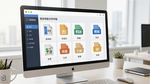 ��ѶIM�ļ����书�ܲ������棬����չʾ���ָ�ʽ���ĵ�ͼ���������У�����Ϊ�����İ칫���棬ͻ����Ч�������ļ����������ɫ
