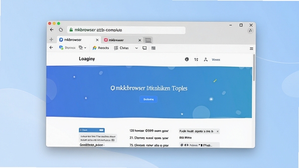 mkbrowser������Ԥ��ͼ��չʾ������������ڣ�������ַ������ǩҳ����ǩ��������Ϊ����ɫ���䣬�������ִ���ˬ������������ʾһ��������ɵ���ҳ��ͻ��������Ŀ������ȶ�