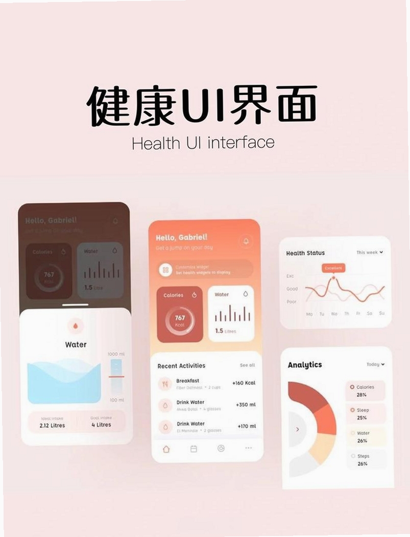 健康监测仪运行截图