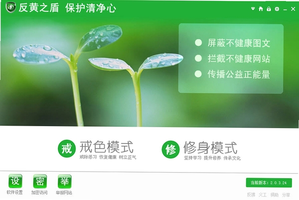 反黄之盾运行截图