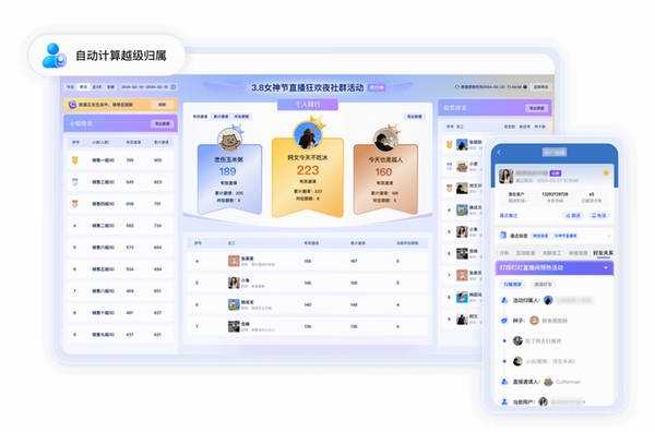 六台阶客户管理系统运行截图
