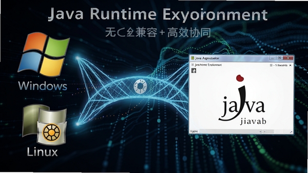 Java Runtime Environment ��ƽ̨����ԭ��Ԥ��ͼ�����������Windows��Linuxϵͳͼ�꣬�м�ͨ��һ������������������Ҳ��JavaӦ�ó��򴰿ڣ�����Ϊ�������������ͻ���޷�������ЧЭͬ