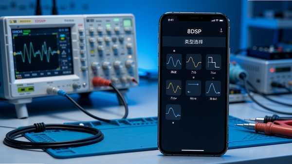 8DSP�źŷ���������չʾ���ֻ���Ļ��ʾ��������ѡ��˵����������Ҳ���������ͼ�꣬����Ϊ����ʵ���ҹ���̨����ʾ�������ź��ߣ��Ƽ�����ɫ������������