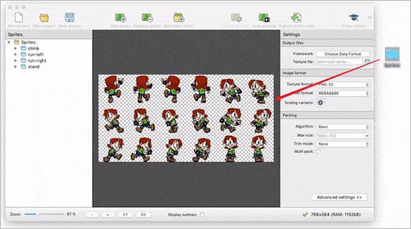 texturepacker 7.0.3中文激活版运行截图